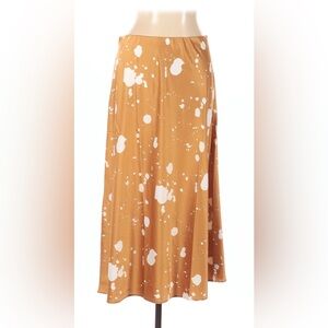 Nine West Marigold & White Abstract Print Skirt